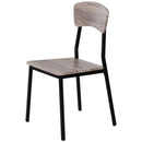 Compact Grey Dining Table Set With 4 Chairs by Lavishway | Dining Table Set-43600