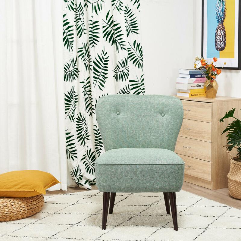 Upholstered Occasional Accent Fabric Chair by Lavishway | Bedroom Chairs-38554