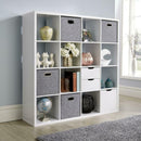 Wooden White Storage Bookcase Display Unit by Lavishway | Book Shelves and Cabinets-39185