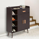 Hallway Storage Cabinet in Walnut by Lavishway | Hallway Cabinets-43813