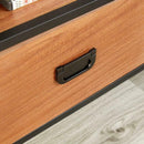 2 Drawer Dark Wood Compact Wooden TV Unit by Lavishway | TV Units Cabinets-39363