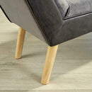 Velvet Grey Upholstered Fabric Bench by Lavishway | Benches & Storage Benches-38504