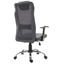 Grey High Back Mesh Office Chair by Lavishway | Mesh Chairs-43952