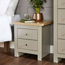 Oak Finish Bedroom Set in Grey by Lavishway | Chest Of Drawers-39447