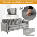 Convertible Recliner Grey Sofa Bed by Lavishway | Velvet Sofa-44286