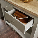 Set of Grey Oak Living Room Furniture by Lavishway | Book Shelves and Cabinets-42978