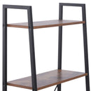 Vintage Wooden 4 Tier Ladder Bookcase by Lavishway | Book Shelves and Cabinets-38478
