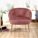 Velvet Tub Chair &  Sofa Couch by Lavishway | Velvet Sofa-41424