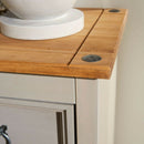 Corona Set of 3 Pine Wood Bedroom Set in Grey by Lavishway | Bedroom-39495