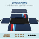 Kids Storage Foldable Bench in Blue by Lavishway | -38791