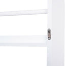 Wall-Mounted Bookshelf in White by Lavishway | Book Shelves and Cabinets-42508