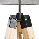 Classic Wooden Tripod Adjustable Floor Lamp by Lavishway | Floor Lamps-42479