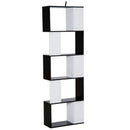 5 Tier S Shape Display Shelving Unit In Black by Lavishway | Book Shelves and Cabinets-44757