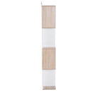 4 Tier White Wooden Display Shelving Unit by Lavishway | Bookcases & Shelves-44750