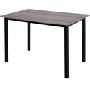 Compact Grey Dining Table Set With 4 Chairs by Lavishway | Dining Table Set-43599