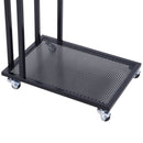 Mobile Brown & Black End Table by Lavishway | Side Tables-42598