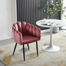 Soft Seat Velvet Studded Design Chair by Lavishway | Bedroom Chairs-41500