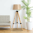 Classic Tripod Wooden Floor Lamp by Lavishway | Floor Lamps-42379