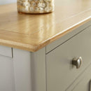 Grey Solid Wood 3 Doors Long Sideboard by Lavishway | Sideboards-43182