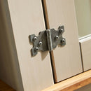 Corona Set of 3 Pine Wood Bedroom Set in Grey by Lavishway | Bedroom-39516