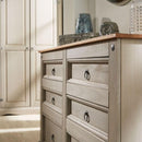 Corona Pine Wooden Bedroom 6 Drawers Chest by Lavishway | Chest Of Drawers-43398