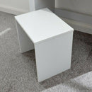 Sliding Mirror Dressing Table in White by Lavishway | Dressing Tables-43517