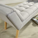 Upholstered Velvet Blush Seat Bench by Lavishway | Benches & Storage Benches-38508