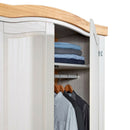 Corona Set of 3 Pine Wood Bedroom Set in Grey by Lavishway | Bedroom-39490