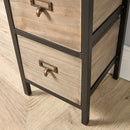 Grey Solid Wooden 5 Drawers Tall Chest by Lavishway | Chest Of Drawers-43338