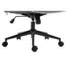 Tilt Linen Mid Back Office Chair in Grey by Lavishway | Fabric Chairs-42579