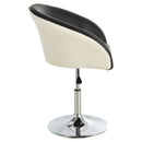 Set of 2 Black Faux Leather Tub Bar Stool by Lavishway | Bar Stools-43760