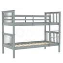Wood Frame Solid Pine Bunk Bed by Lavishway | Wooden Beds-38976