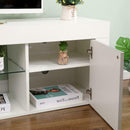 Gloss Front 2 Grey Door 130cm Wide TV Unit by Lavishway | TV Units Cabinets-43054