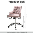 Adjustable Swivel Velvet Chair by Lavishway | Velvet Chairs-39290