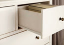5 Drawers Solid Wood Chest in White by Lavishway | Chest Of Drawers-38839
