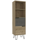 4 Tier 2 Drawers Tall Bookcase by Lavishway | Book Shelves and Cabinets-43231
