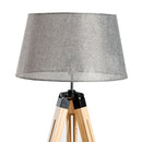 Classic Wooden Tripod Adjustable Floor Lamp by Lavishway | Floor Lamps-42482