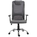 Grey High Back Mesh Office Chair by Lavishway | Mesh Chairs-43945