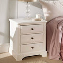 3 Drawer Solid Wood Bedside Table by Lavishway | Bedside Tables-43425