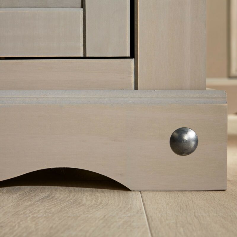 Corona Pine Grey Living Room Furniture by Lavishway | Coffee Tables-43009