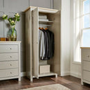 Oak Finish Bedroom Set in Grey by Lavishway | Chest Of Drawers-39440