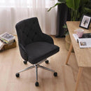 Adjustable Swivel Velvet Chair by Lavishway | Velvet Chairs-39307