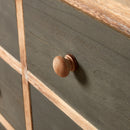 Natural Wooden Chest of 11 Drawers by Lavishway | Chest Of Drawers-43364