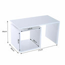 White Storage Coffee & End Side Table by Lavishway | Side Tables-42405