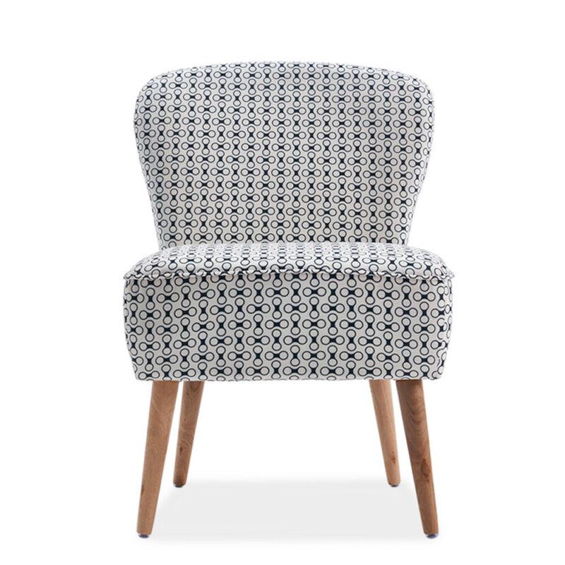 Upholstered Occasional Accent Fabric Chair by Lavishway | Bedroom Chairs-38563