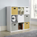 9 Shelves White Bookcase Display Unit by Lavishway | Book Shelves and Cabinets-39121
