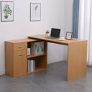 Adjustable Office Desk in Brown by Lavishway | Desks-43309