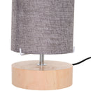 Tall Grey Fabric Shade Floor Lamp by Lavishway | Floor Lamps-42409