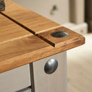 Corona Set of 3 Pine Wood Bedroom Set in Grey by Lavishway | Bedroom-39497