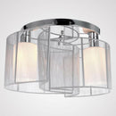 Modern Ceiling Flush Lampshade Chandelier by Lavishway | Chandeliers-42435
